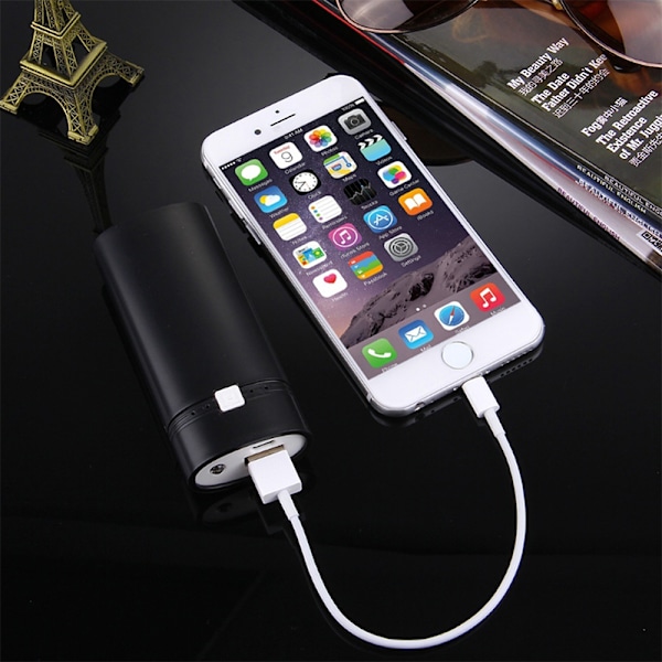 Ekonomisk Powerbank-fodral Extern Box Mobiltelefon 18650 Lödningsfri LED Digital Display DIY Laddare Box Powerbank Box