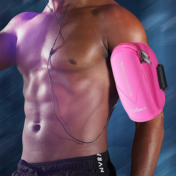 Nattløping sportsløping mobiltelefon armbånd fitness håndleddsveske pustende reflekterende armbånd utendørs ridning armsleeve mobiltelefonveske