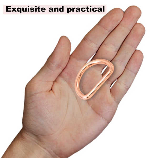 10 stk D-ringer, Webbing Spenne Ring for DIY Sy-poser Belter Hundekrage Tilbehør