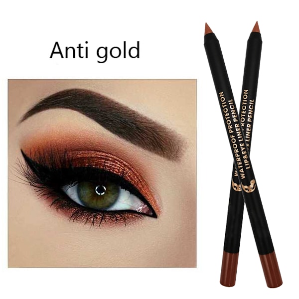 Gel Eyeliner Pennor, Långvarig Spetsbar Eyelinerpenna, Glider på Smidiga Gelpigment, Vattentät, 1 Styck