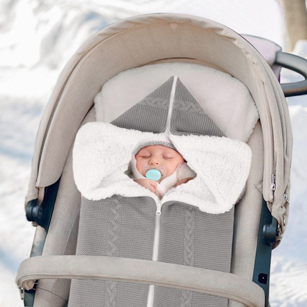 Babyteppe til å swaddling, multifunksjonell sovepose for baby
