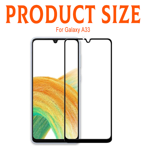 Samsung Galaxy A31 / A33 5G - Dækkende Hærdet Beskyttelsesglas