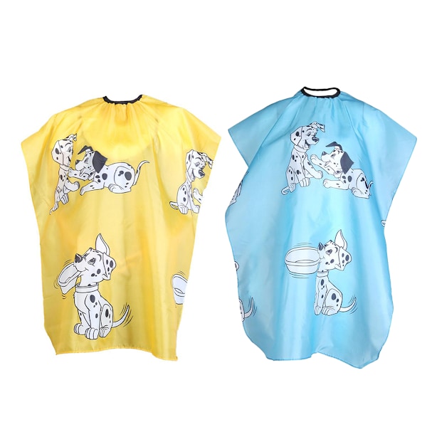 2 stycken barnfrisörkappor, söt hunddesign, frisörkappor för barn, bebisar, småbarn, pojkar, salongsfrisörkappor