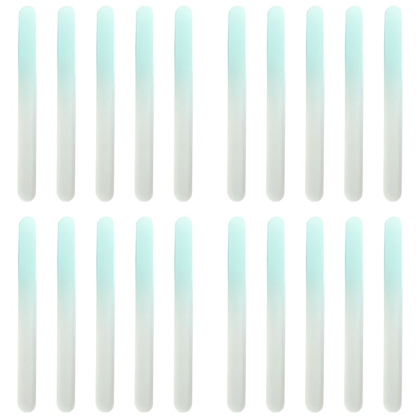 20 st Crystalglas Baby Nagelfilar Buffert Mini Manikyr Set Nagelfilning Nageltillbehör För Nagelvård