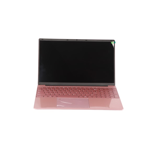 Rosa Laptop 15,6 Tum IPS-Skärm Quad Core CPU 16GB RAM 512GB ROM Fingeravtrycksläsare Laptopdator 100‑240V 16 RAM+512G ROM EU-kontakt