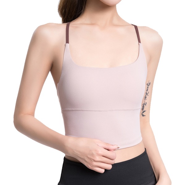 Dame Sports-BH Fitness Træning Løbeskjorte Yoga Tanktop