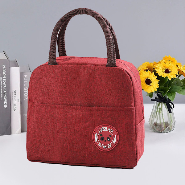 Lunchväska Lunchbox för Kvinnor Män Återanvändbar Isolerad Lunchväska, Läckagesäker Termisk Kylare Mat Handväskor Fodral Hög Kapacitet för Resor Arbete