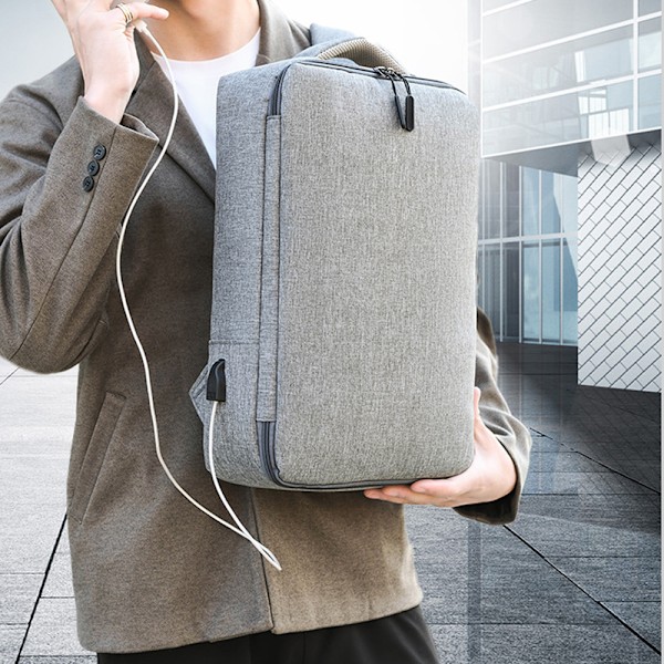 Sopii 15,6 tuuman kannettavalle - Kannettavan tietokoneen reppu, liike-elämän reppu USB-latausportilla