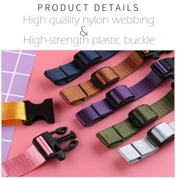 Justerbart bröstband för ryggsäck, utomhus, barn och vuxen, bergsklättring, axelrem, halkfri dragrem, väska, bröstband - Nylon