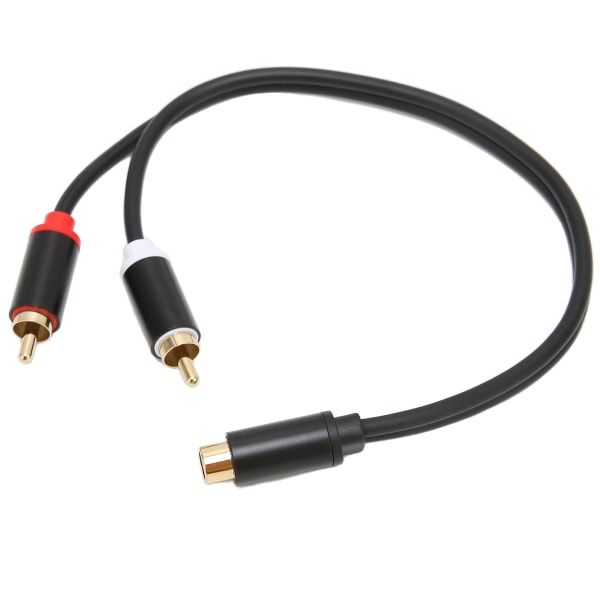 2 kpl RCA-naaras - 2 RCA-uros Y-kaapeli Subwoofer Kultapinnoitettu Kaksois-RCA-uros Adapteri CD-soittimille Vahvistimille Televisioille