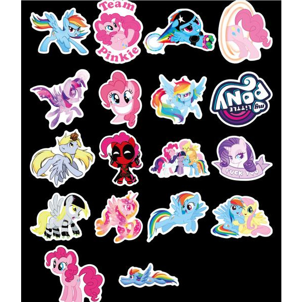 50 kpl My Little Pony -tarroja