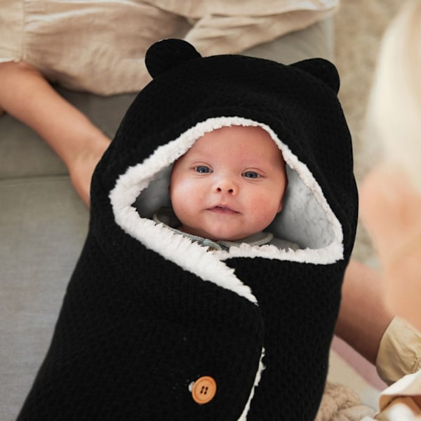 Babyfilt för Pojkar och Flickor, Söt Nyfödd Swaddle Wrap