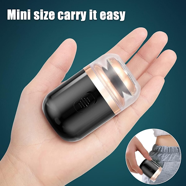 Mini-parta, Taskukokoinen Sähköparta Miehille, Ladattava Partakone USB:llä Matkalle