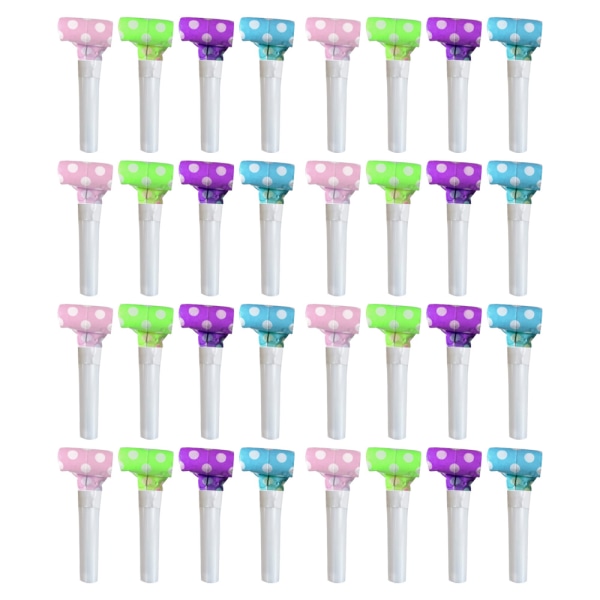 40 stycken Party Blower Party Horns Noisemakers Whistles Party