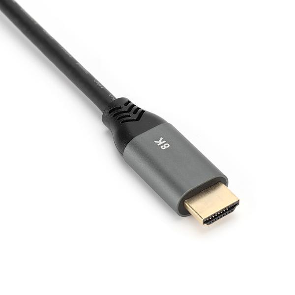 6,6 ft HDMI till HDMI 8K Digital 60Hz Linje Audio Video Projektionsanslutning Kabel för TV Dator