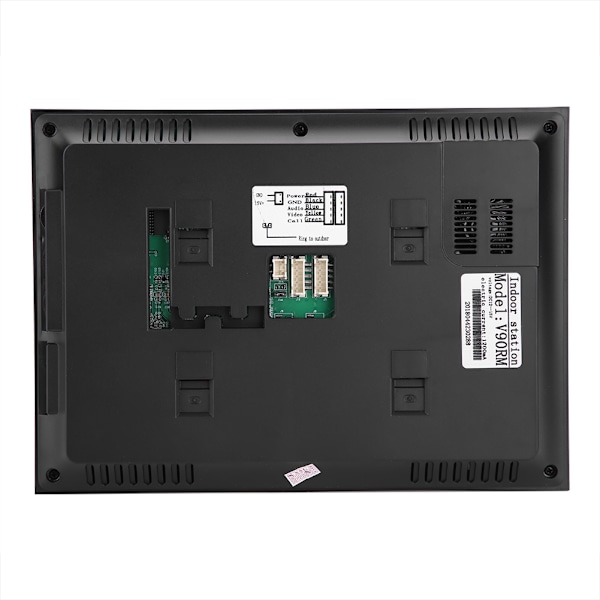 100-240V 9 tums Färg LCD Videodörrtelefon Dörrklocka Nattseende Kamera Hem Silver EU