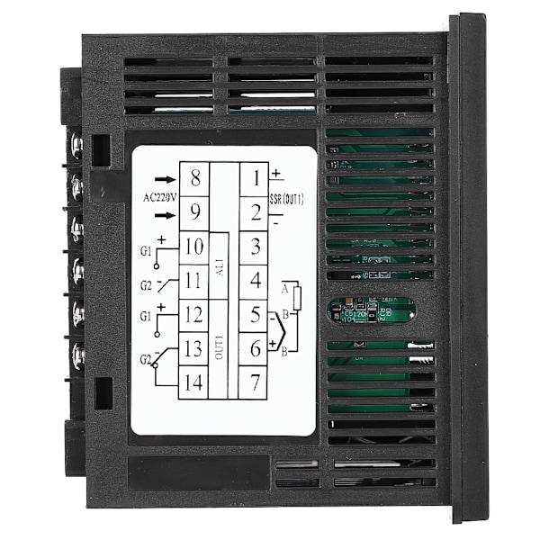 BERM CHB902 Termostat Intelligent Digital Display Temperaturregulator Relæ/SSR Udgang AC180-240V 0-400℃