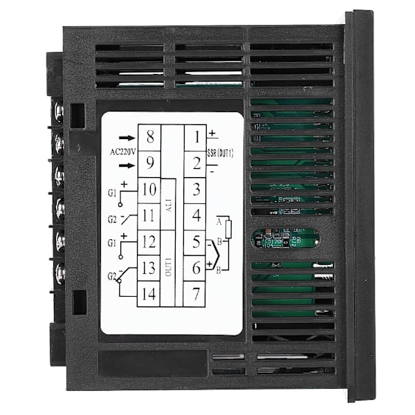 BERM CHB902 Termostat Intelligent Digital Display Temperaturregulator Relé/SSR Utgang AC180-240V 0-400℃