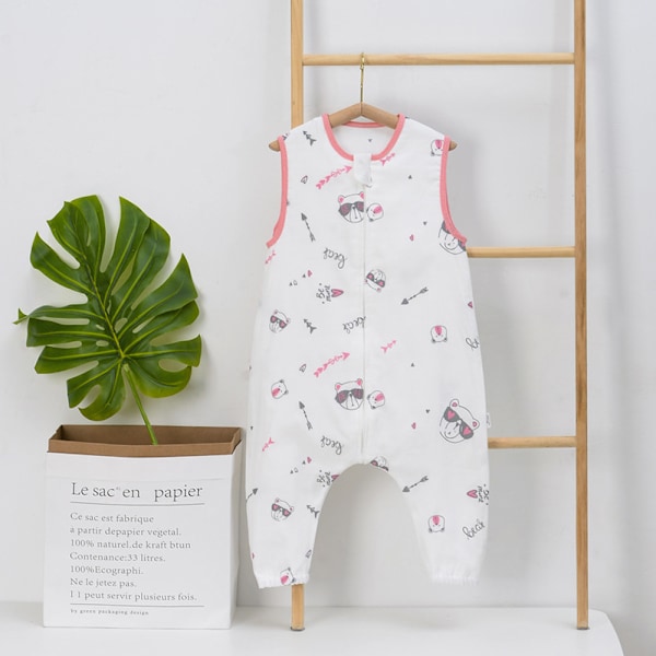 Sleeveless sovepose for baby, tynn sovepose for barn om sommeren