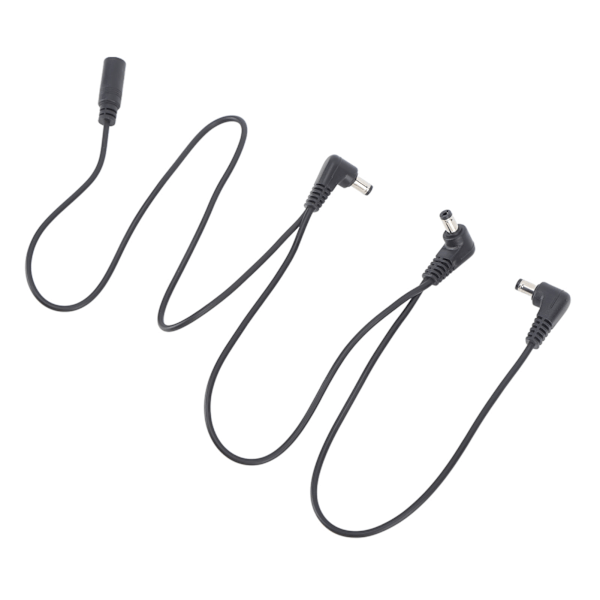 Gitarpedal Strømforsyningskabel 1 til 3-veis PVC Kobberkjerne Støyisolasjon Effektpedal Strøm Adapterledning