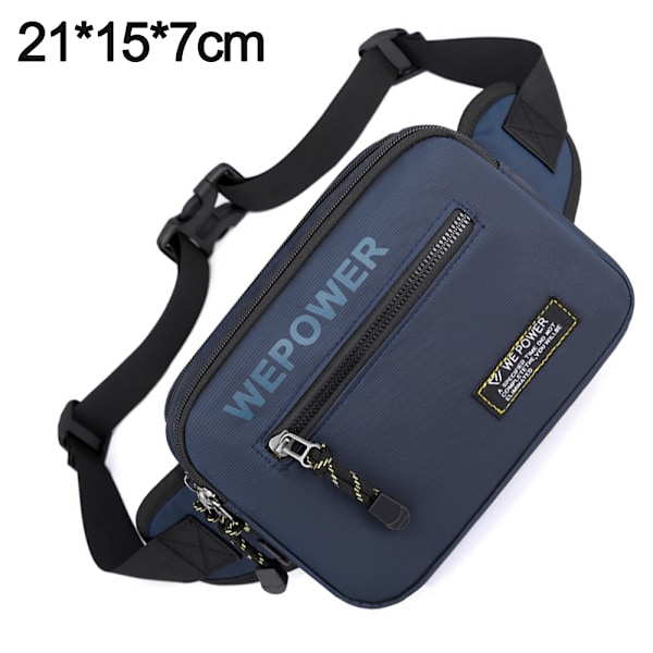 Midjeväska för Kvinnor och Män, Crossbody Midjeväska, Bältesväska med Justerbar Rem, Trendig Midjeväska