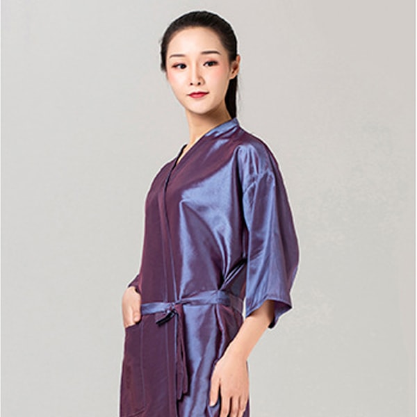 Salong Klient Kåpe Kapp Hår Salong Hårklipp Smock for Klient Kimono Stil