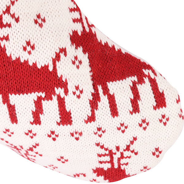Sød Jule Strømpe Sok Ornament Gavepose Julefest Hjem Dekoration Elg