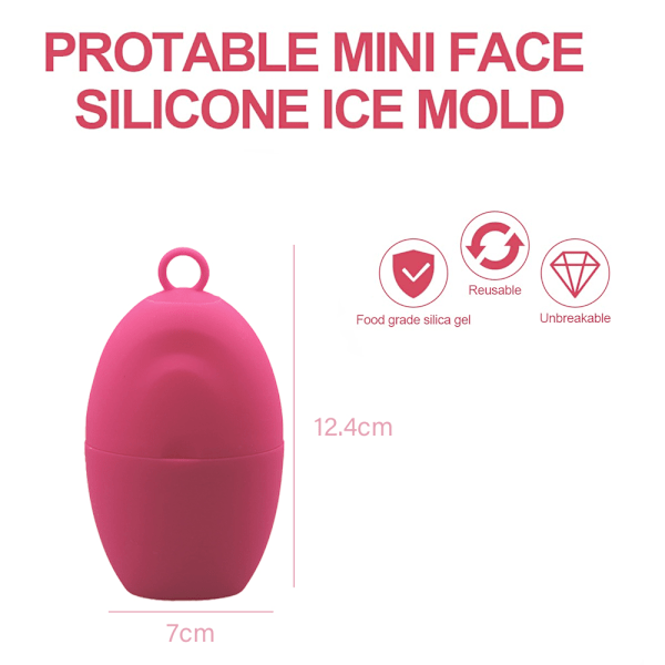 Isrulle för ansikte och ögon, Facial Ice Roller Form Skönhetsverktyg, Förbättra Konturer Reparerar Huden Facial Beauty Face Icing Verktyg Krymp Poro Facial Ice