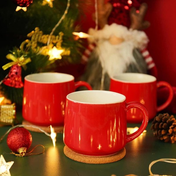 Julekopp Kaffe Melk Frokostkopp Snømann Julenissen Tegneserie Keramikkkopp 3D Dyr Julegavekopp til Venn Familie