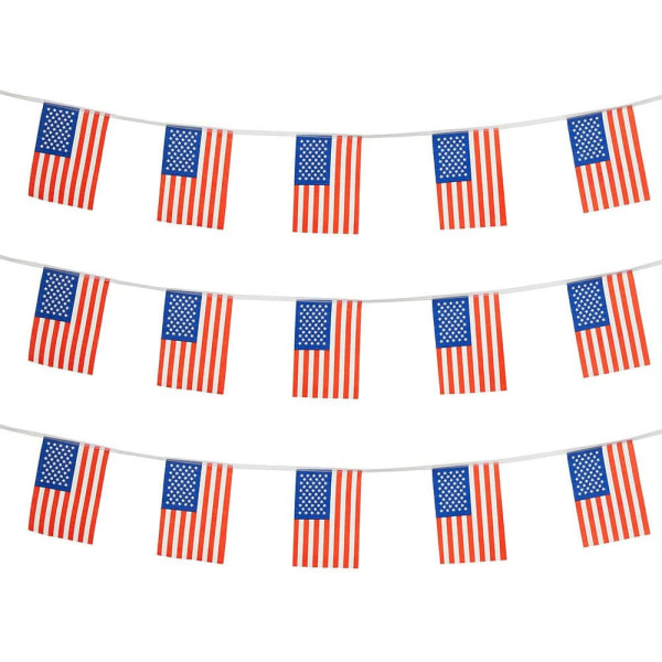 2 förpackningar med 60 st totalt amerikansk flagga, Independence Day