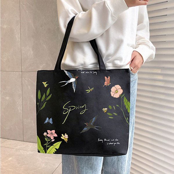 Tote Bag til Indkøb, Laptop, Skole