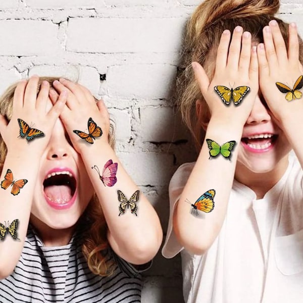 15 Arkkia Väliaikaisia Tatuaaseja Naisille ja Lapsille, 3D Tekotaitua, Seksikäs Tatua Tarra