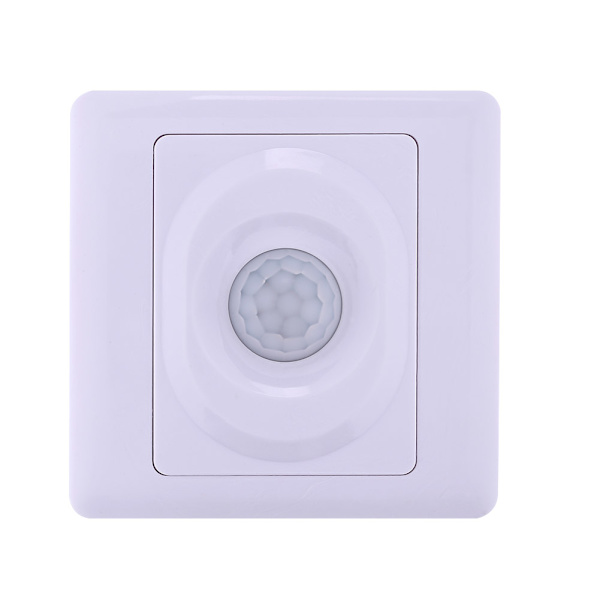 PIR Rörelsedetektor Infraröd Sensor Ljuslampa Strömbrytare Automatisk På/Av för Hem Trädgård Gräsmatta Lampa