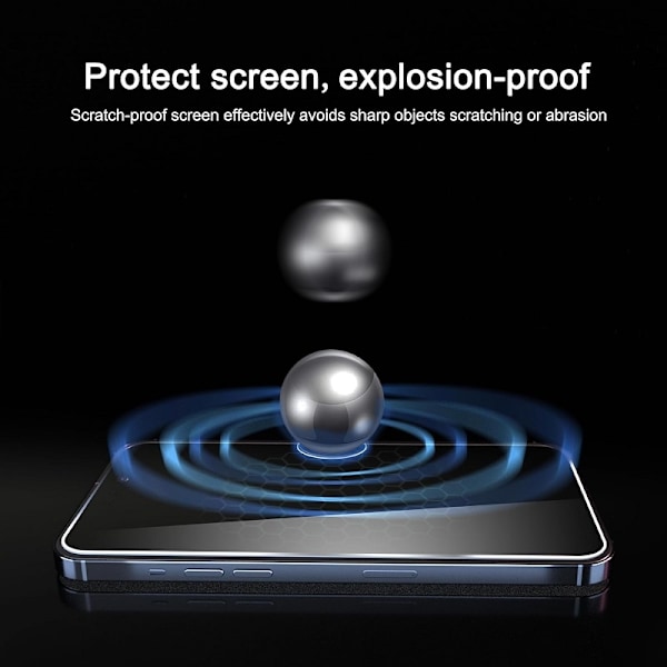 iPhone 12 Pro Max, Privacy Screen Protector, Transparent
