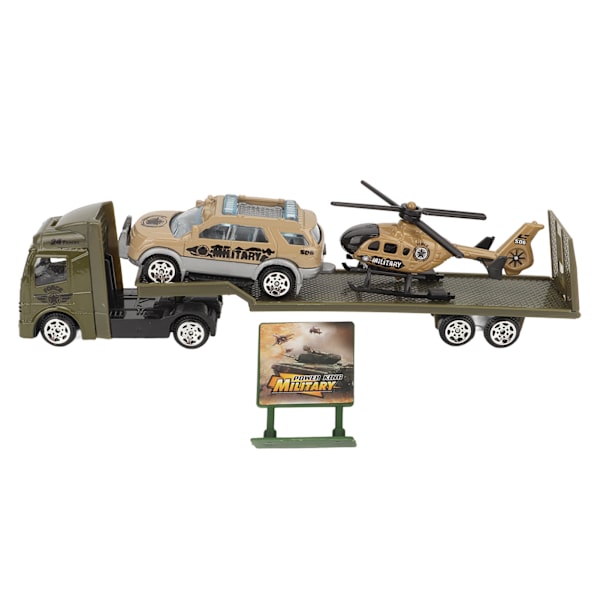 4 kpl setti 1: 64 Alloy Engineering Car Vehicle Playset Set Simulointi Rakennusperävaunu Tyyppi C