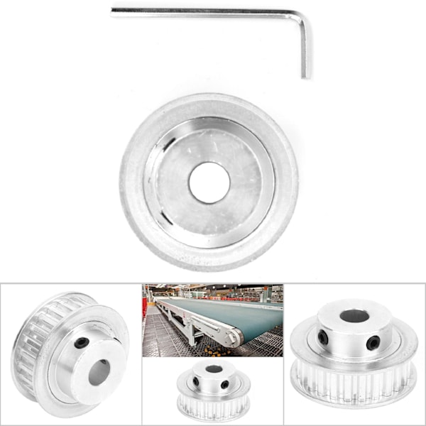 Synkroniserad Hjul XL Typ 25 Tänder Aluminiumlegering Mekanisk Kraftöverföring Tillbehör 25 Tänder 8mm XL Typ