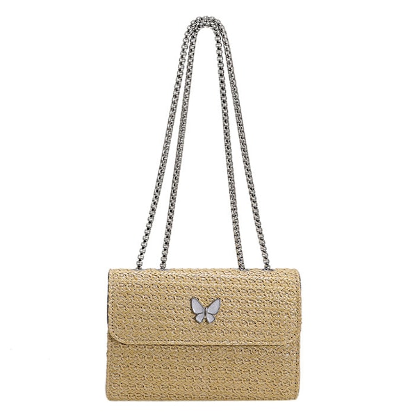 Clutch-veske for kvinner, Clutch, Justerbar kjede Quiltet Crossbody