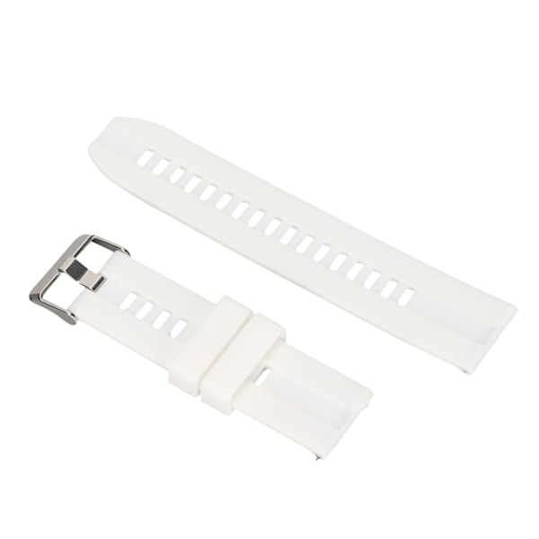 Armband 22mm Universal Snabbkoppling Silikontillbehör för Realme Watch 2 Vit