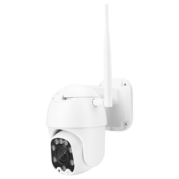 20x Zoom Mini Wifi HD 1080P PTZ IR Utomhus Kupolkamera Säkerhet Vattentät CCTV (EU 100-240V)