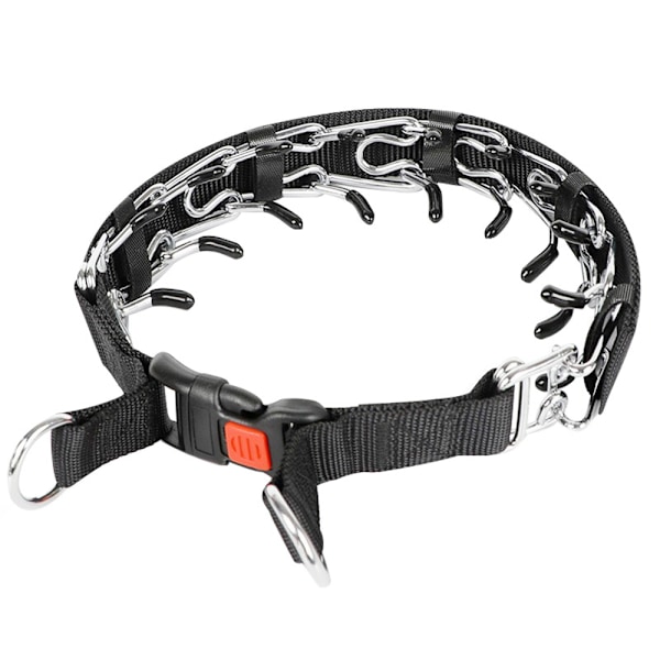 Nail collar, no pull collar, with reflective cover, adjustable