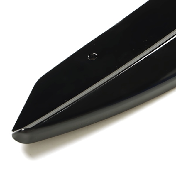 2 stk Bakre Bumper Lip Splitter, Rippesikker, Blank Svart, Lett, Passer for 5-serie G30 M‑Tech 2017+