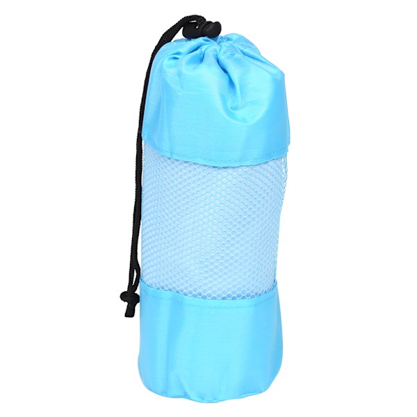 80x130cm Sports Håndklæde Mikrofiber Fitness Håndklæder Svømning Rejse Essentials Med Bærepose Lyseblå