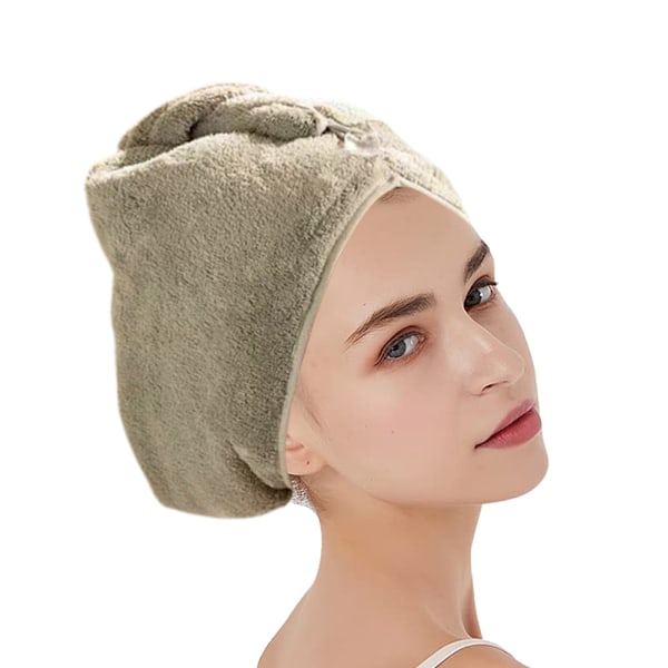 3-pack Snabb Torkande Hårhandduk för Kvinnor - Absorberande Hårwrap Turban Snabbtorkande Mikrofiber Hårhandduk