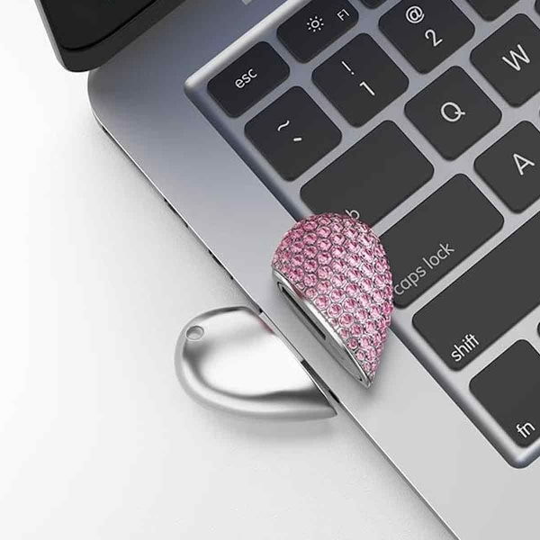 Kreativ Hjerteformet USB Flash Drive 64 GB