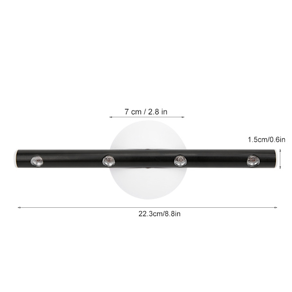 Mini LED Natlampe i Aluminium Legering til Garderobe Skab