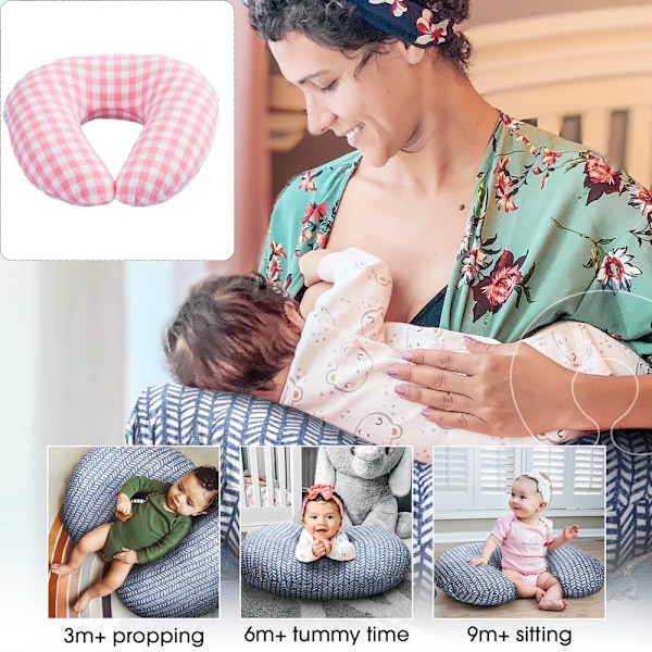 Ammepude og lokaliseringshjælp - original blå chevron | | støtte amning, flaskefodring, baby