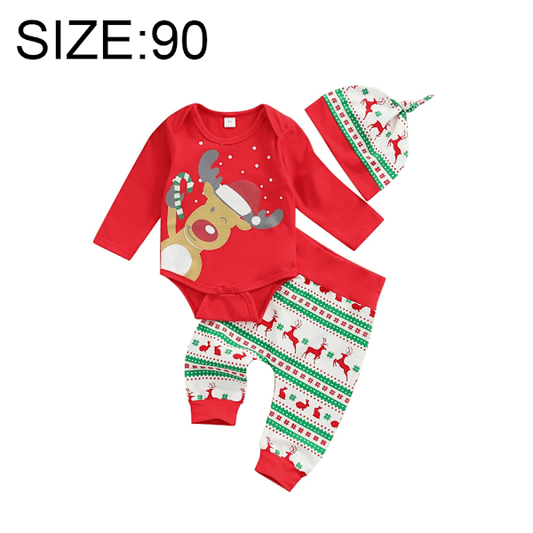 Julkläder för flickor, långärmad byxdress
