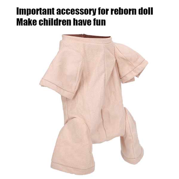 Reborn Babydukke Klutpose Dukke Stoff Klut Kropp Tilbehør for 3/4 Armer og 3/4 Ben 28 Tommer