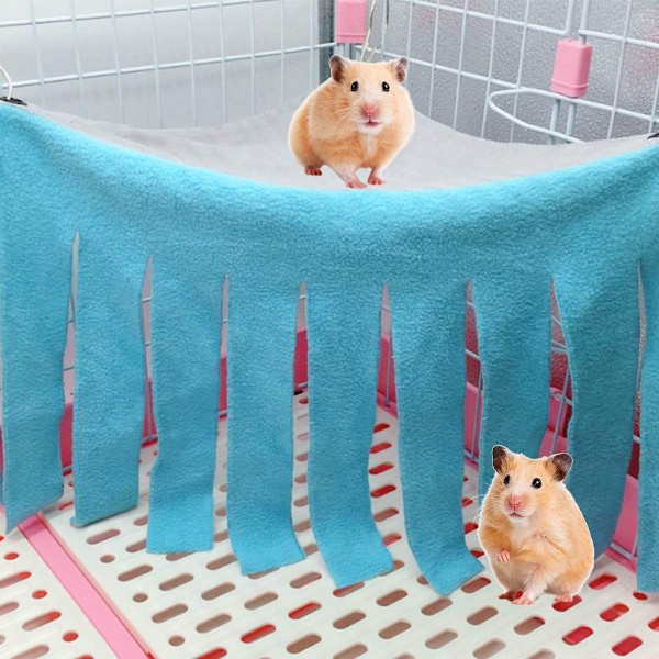 MEWTOGO 2-pack litet husdjur gömställe hörn-marsvin gömställe hörn hus leksak bur för marsvin hamster chinchilla kanin och andra små