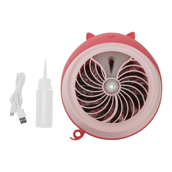 Cute Desktop Mini Fan Portable Humidifying Mist Spray Fan for